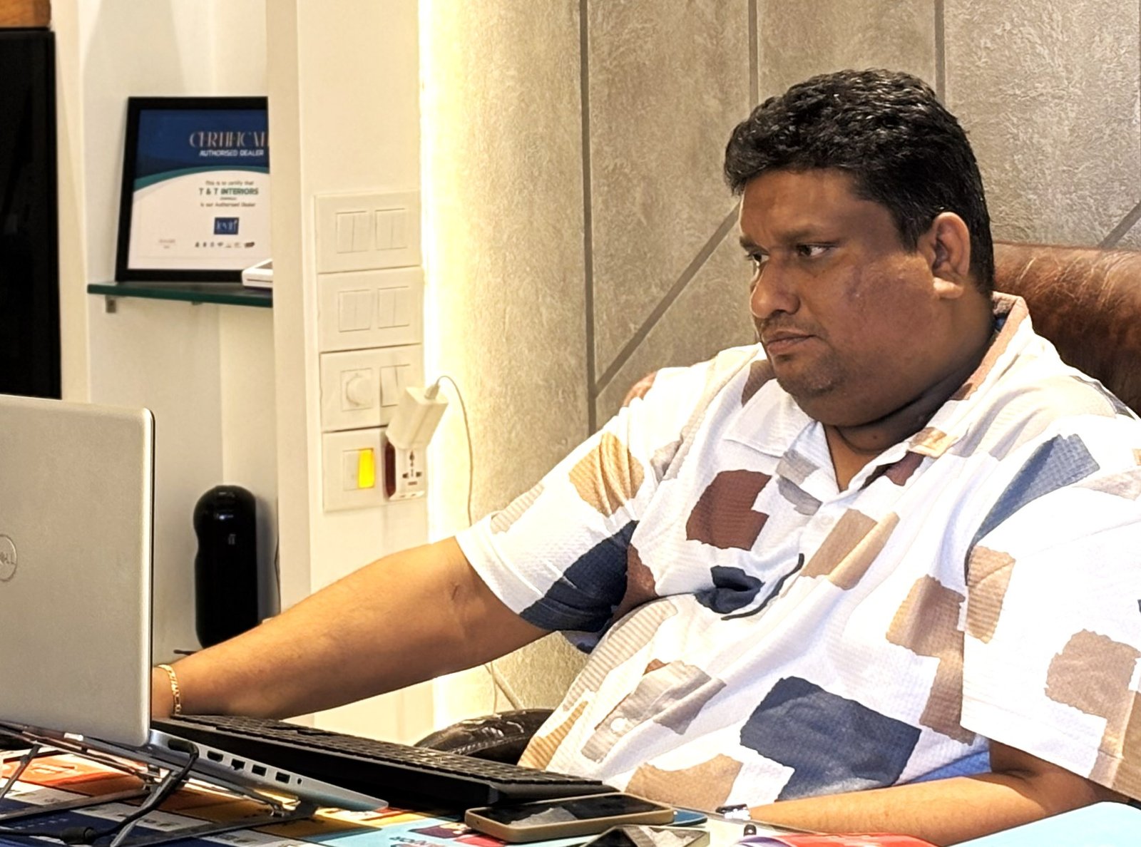 founder t&t interiors - tintu alex